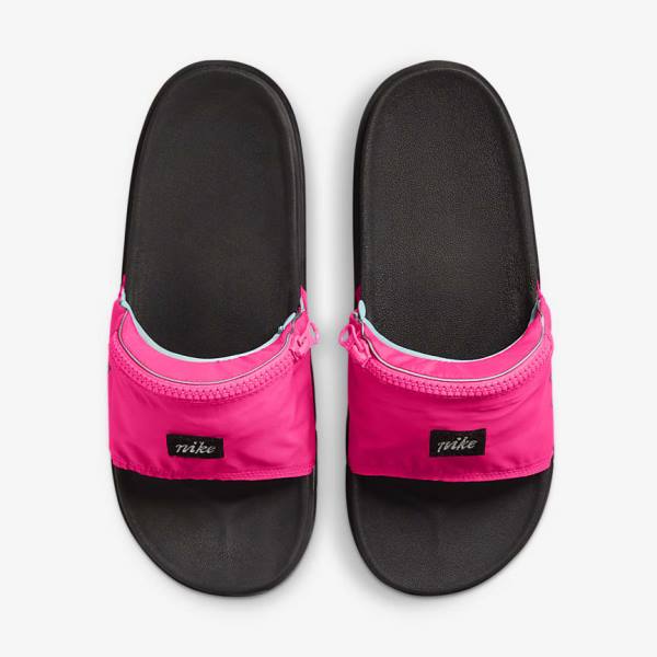 Chanclas Nike OffCourt Be True Hombre Rosas | NK482KQX