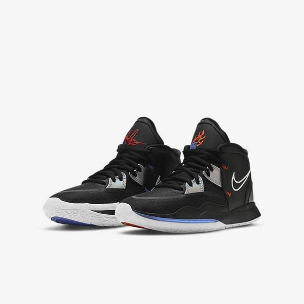 Zapatillas Baloncesto Nike Kyrie Infinity Older Niños Negras Blancas Naranjas Multicolor | NK706DAK