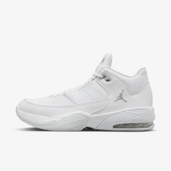 Zapatillas Jordan Nike Jordan Max Aura 3 Hombre Blancas Metal Plateadas | NK139UEN