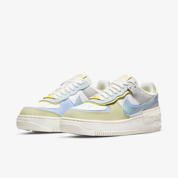 Zapatillas Nike AF-1 Shadow Mujer Azules Claro Verde Oliva | NK209PRV