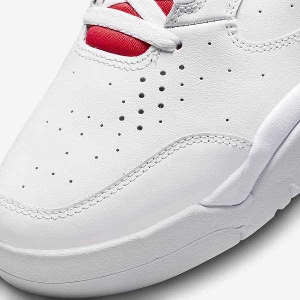 Zapatillas Nike Air Flight Lite Mid Hombre Blancas Rojas | NK701XSQ