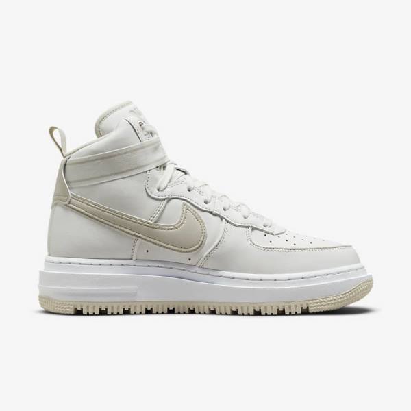 Zapatillas Nike Air Force 1 Boot Hombre Blancas Beige Claro | NK297UWC