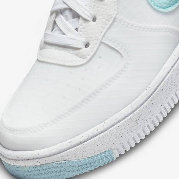 Zapatillas Nike Air Force 1 Crater Older Niños Blancas Azules | NK370NLS