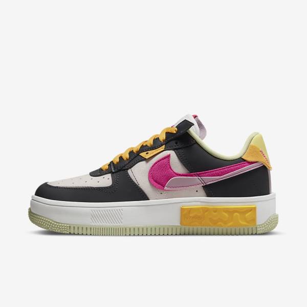 Zapatillas Nike Air Force 1 Fontanka Mujer Blancas Moradas Rosas | NK640BNH