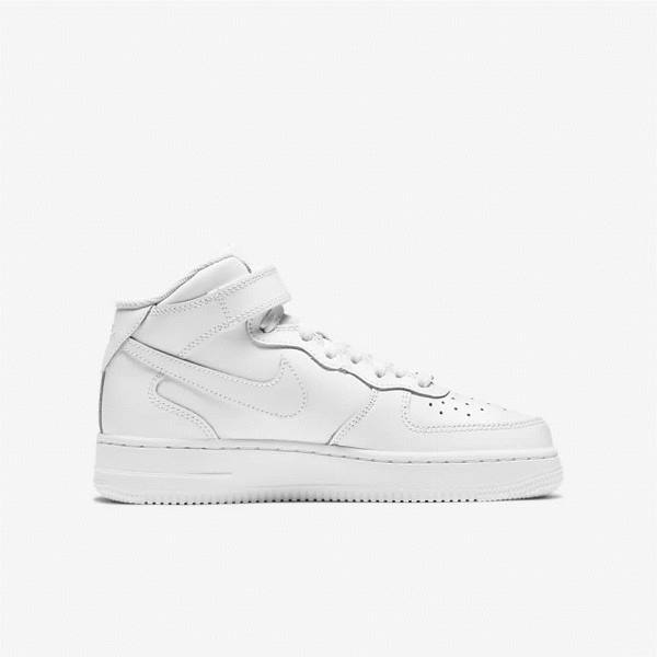 Zapatillas Nike Air Force 1 Mid LE Older Niños Blancas | NK089IPJ