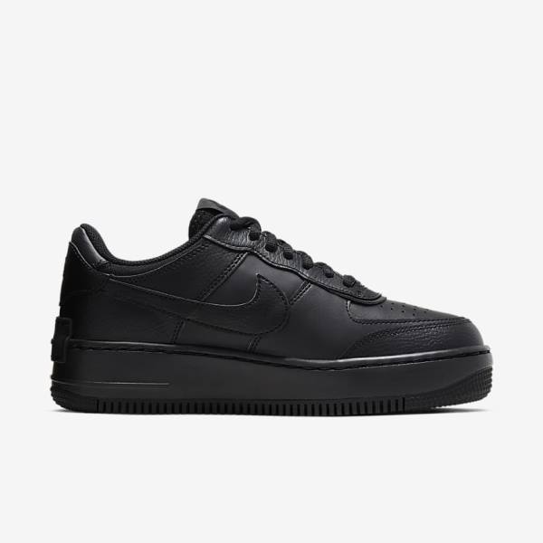 Zapatillas Nike Air Force 1 Shadow Mujer Negras | NK875HDA