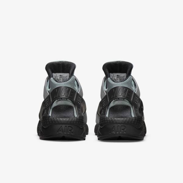 Zapatillas Nike Air Huarache Hombre Gris Azules Claro Negras Metal Plateadas | NK194UVR