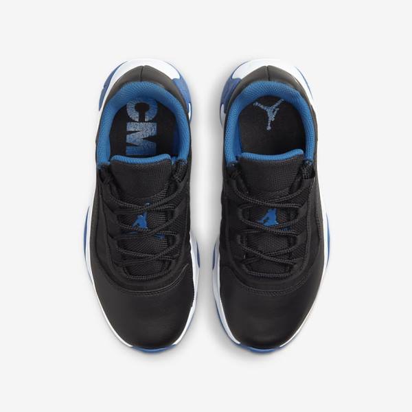 Zapatillas Nike Air Jordan 11 CMFT Low Older Niños Negras Azules Oscuro Blancas | NK046DAE