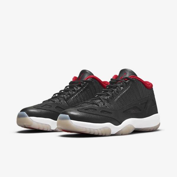 Zapatillas Nike Air Jordan 11 Retro Low IE Hombre Negras Multicolor Rojas | NK375KMY