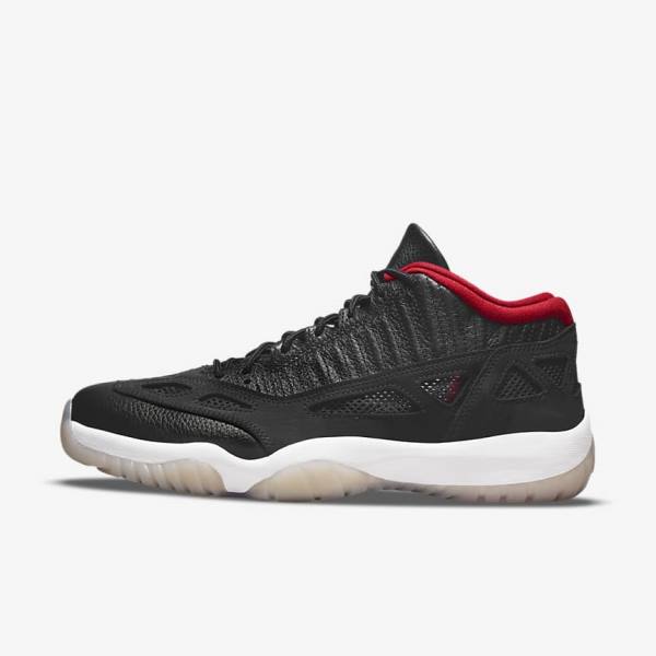 Zapatillas Nike Air Jordan 11 Retro Low IE Hombre Negras Multicolor Rojas | NK375KMY