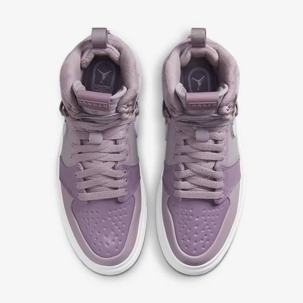 Zapatillas Nike Air Jordan 1 Acclimate Mujer Moradas Gris Blancas | NK376LRM