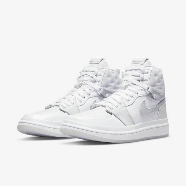 Zapatillas Nike Air Jordan 1 Acclimate Mujer Blancas Gris | NK945NTW