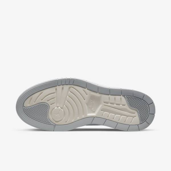 Zapatillas Nike Air Jordan 1 Elevate Low Mujer Blancas Gris | NK186PVH