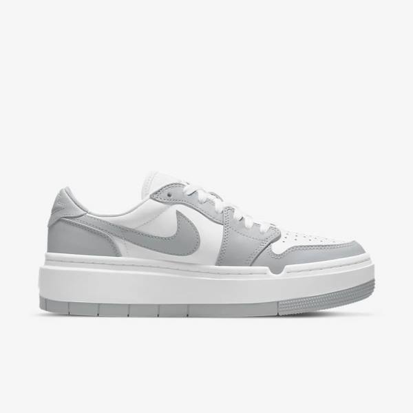 Zapatillas Nike Air Jordan 1 Elevate Low Mujer Blancas Gris | NK186PVH