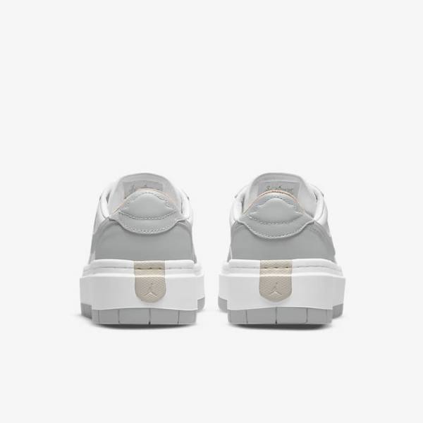 Zapatillas Nike Air Jordan 1 Elevate Low Mujer Blancas Gris | NK186PVH