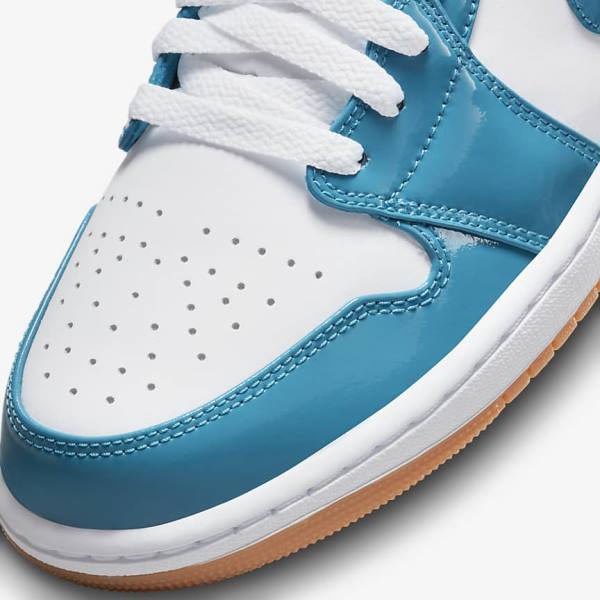 Zapatillas Nike Air Jordan 1 Low SE Hombre Turquesa Blancas Azul Marino Turquesa | NK374NWP