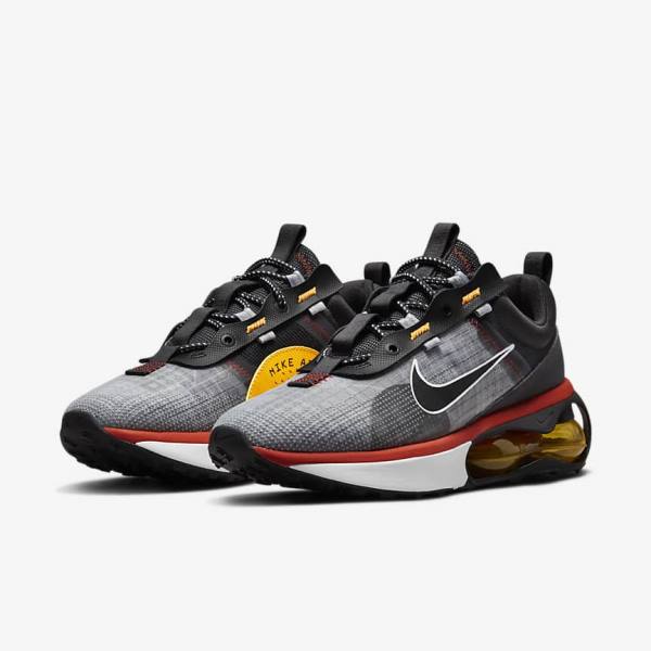 Zapatillas Nike Air Max 2021 Hombre Negras Rojas Blancas | NK259ZCK