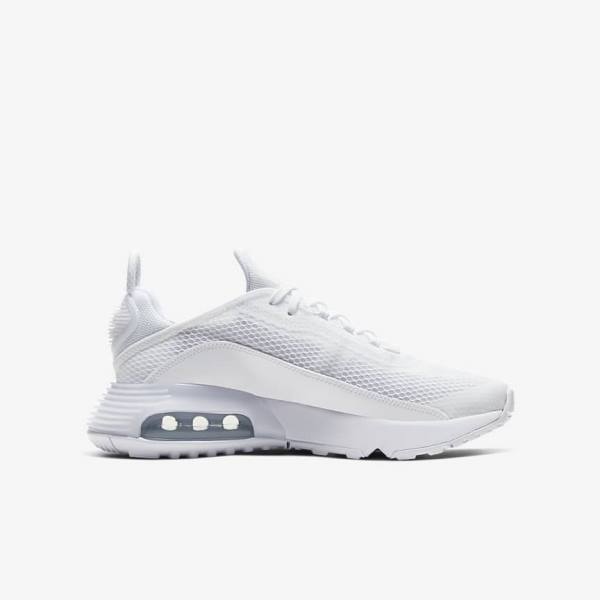 Zapatillas Nike Air Max 2090 Older Niños Blancas Gris Blancas | NK089UXE