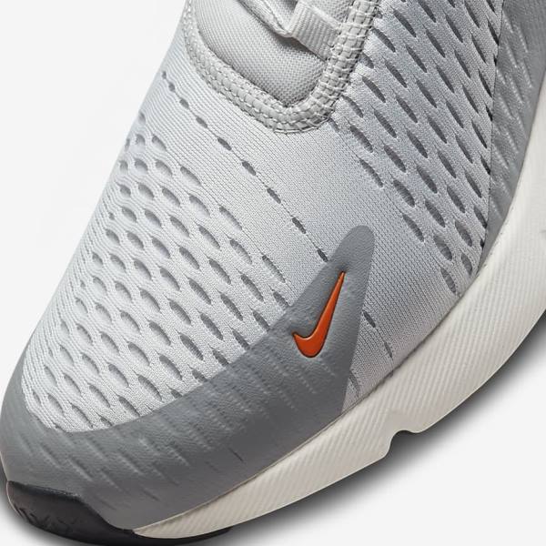 Zapatillas Nike Air Max 270 Hombre Gris Naranjas | NK139HKR