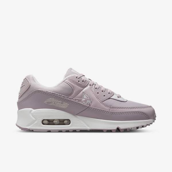 Zapatillas Nike Air Max 90 Mujer Moradas Blancas | NK204KGN