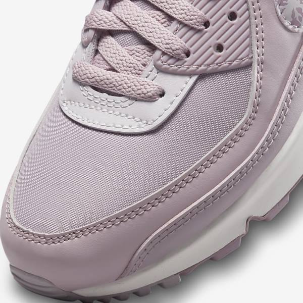 Zapatillas Nike Air Max 90 Mujer Moradas Blancas | NK204KGN