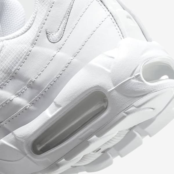 Zapatillas Nike Air Max 95 Essential Hombre Blancas Gris Blancas | NK420LXE