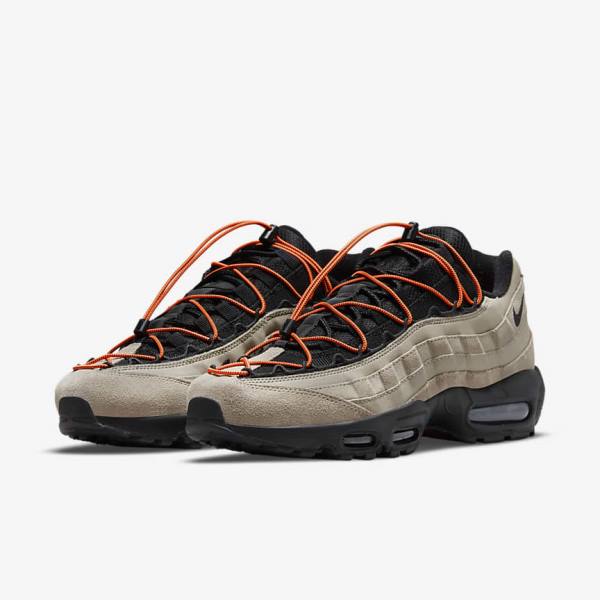 Zapatillas Nike Air Max 95 Hombre Kaki Naranjas Negras | NK065NWH