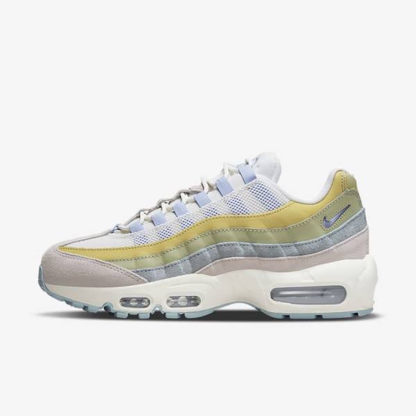 Zapatillas Nike Air Max 95 Mujer Azules Claro Verde Oliva | NK973THF