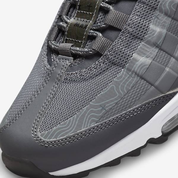 Zapatillas Nike Air Max 95 UL Hombre Gris Blancas Negras | NK964MRQ