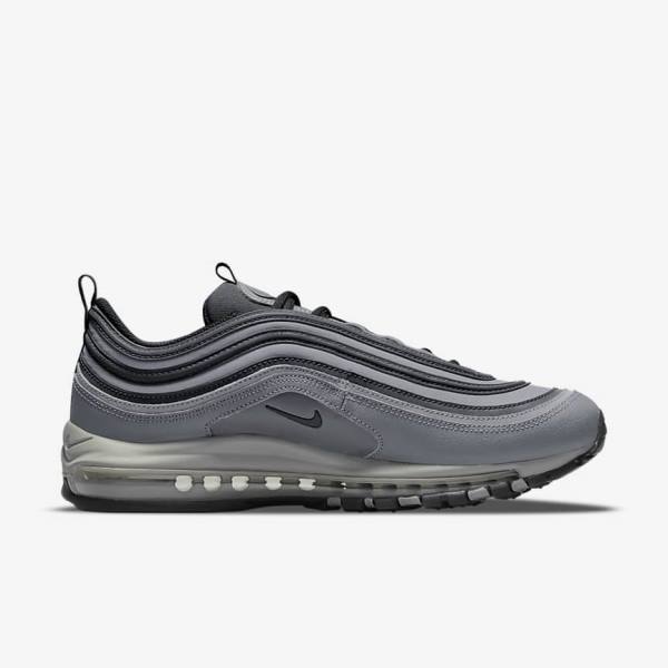 Zapatillas Nike Air Max 97 Hombre Gris Gris Oscuro Negras | NK804PUI