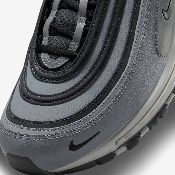 Zapatillas Nike Air Max 97 Hombre Gris Gris Oscuro Negras | NK804PUI