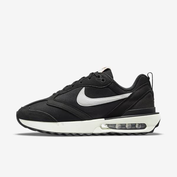 Zapatillas Nike Air Max Dawn Mujer Negras Metal Plateadas Naranjas Blancas | NK120NSJ