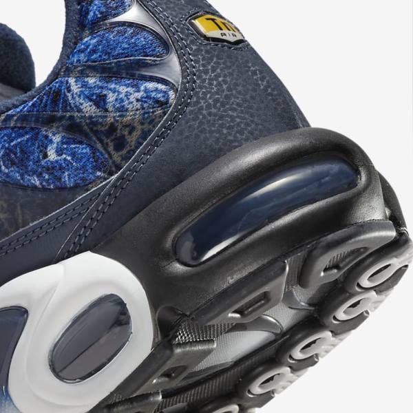 Zapatillas Nike Air Max Plus Hombre Azul Marino Blancas Negras Azul Marino | NK170RIG