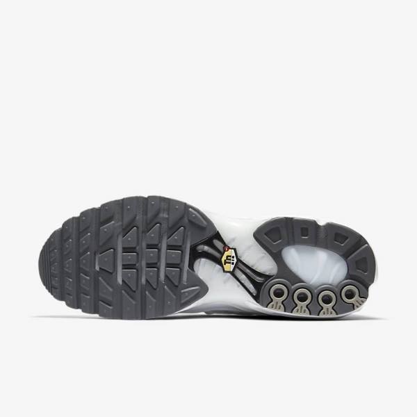 Zapatillas Nike Air Max Plus Hombre Blancas Negras Gris Blancas | NK294BIZ