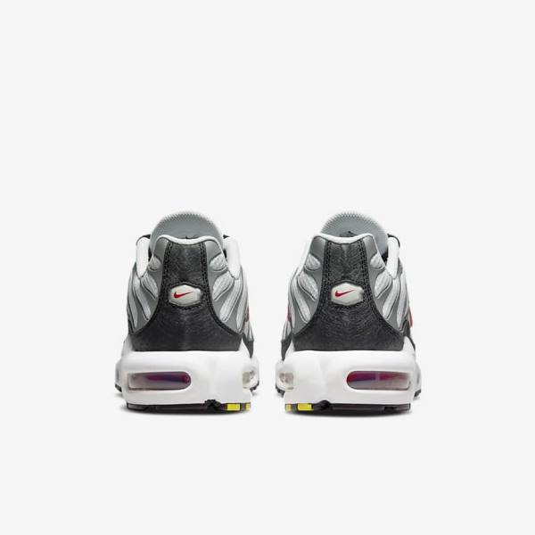 Zapatillas Nike Air Max Plus Hombre Gris Negras Rojas | NK537VQU