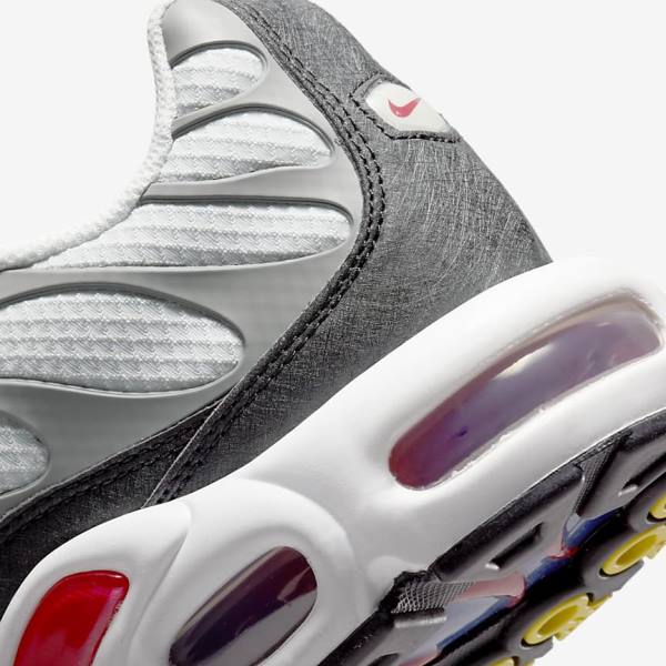 Zapatillas Nike Air Max Plus Hombre Gris Negras Rojas | NK537VQU