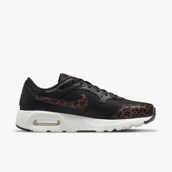 Zapatillas Nike Air Max SC Mujer Negras Metal Doradas Marrones | NK189REV