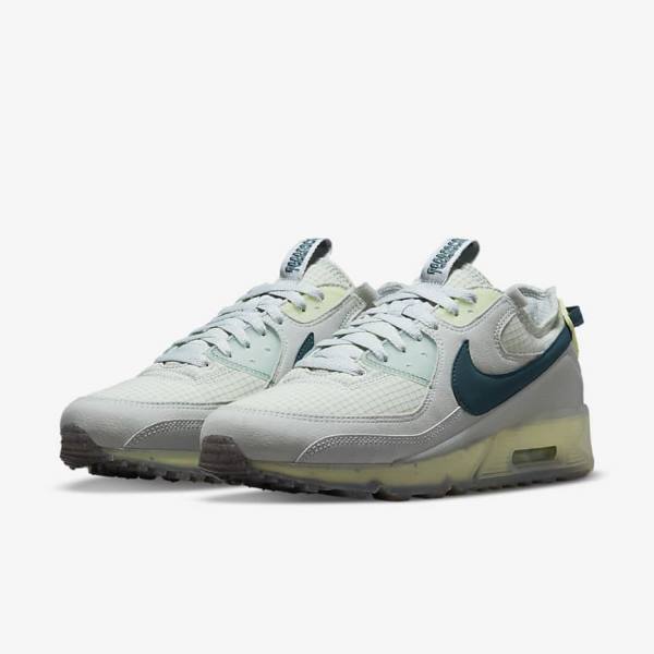 Zapatillas Nike Air Max Terrascape 90 Hombre Gris Verde Claro Turquesa Oscuro Verde | NK123XZO