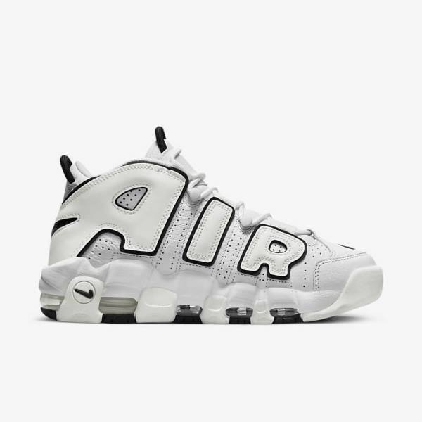 Zapatillas Nike Air More Uptempo Mujer Blancas Negras | NK726XYF