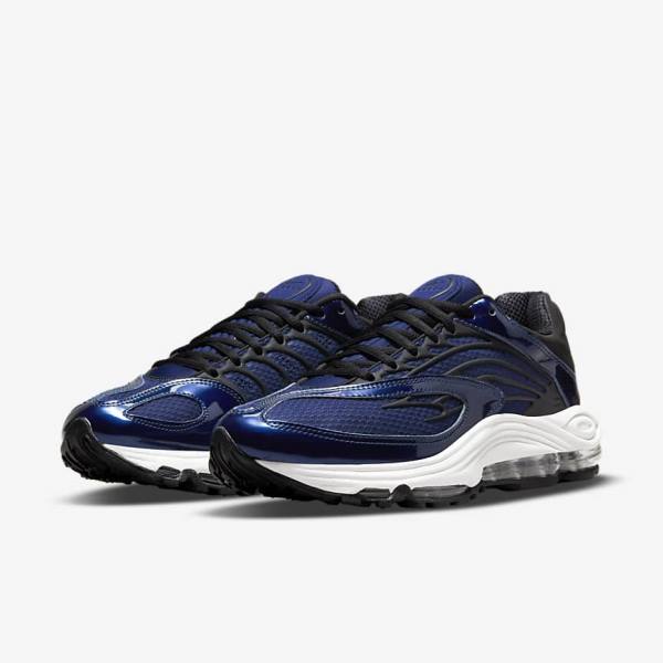 Zapatillas Nike Air Tuned Max Hombre Azules Blancas Negras | NK285PKE