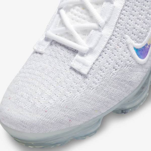 Zapatillas Nike Air VaporMax 2021 FK Older Niños Blancas | NK049BDP