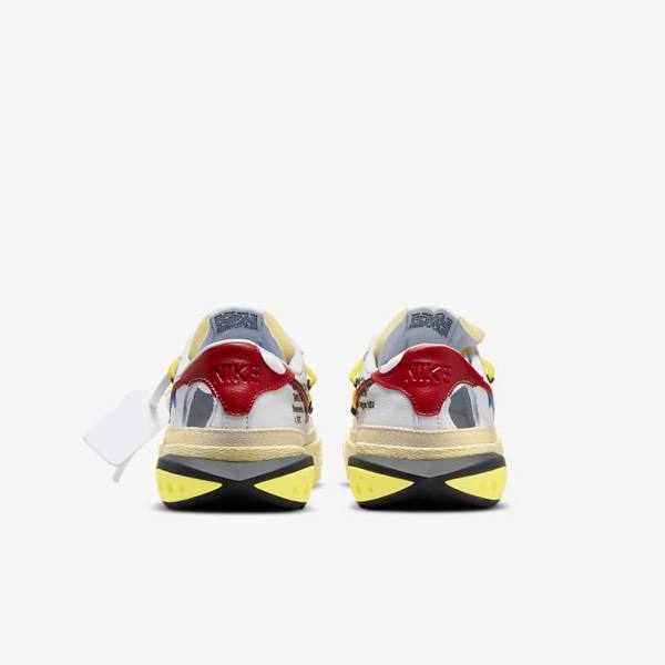 Zapatillas Nike Blazer Low 77 x Off-White™ Hombre Blancas Amarillo Kaki Rojas | NK892IDV