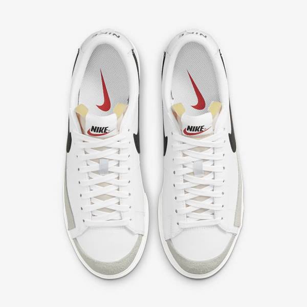 Zapatillas Nike Blazer Low Plataforma Mujer Blancas | NK420XAI