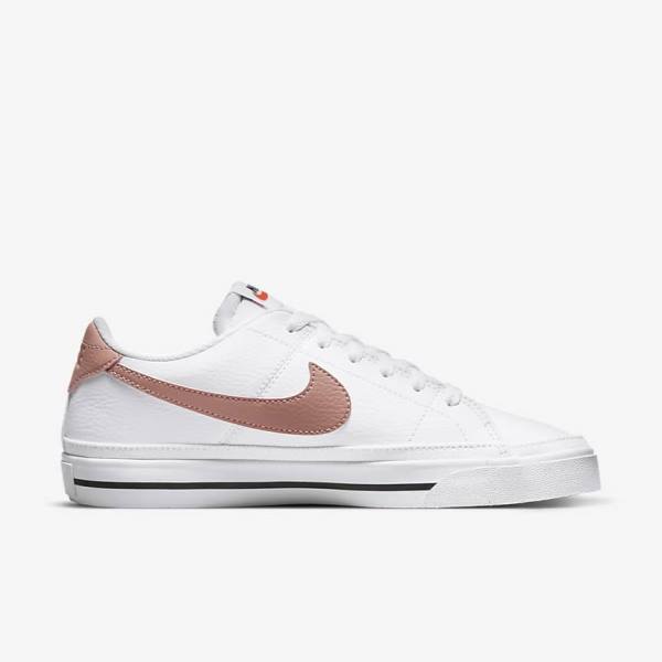 Zapatillas Nike Court Legacy Next Nature Mujer Blancas Naranjas Negras Rosas | NK641HDM