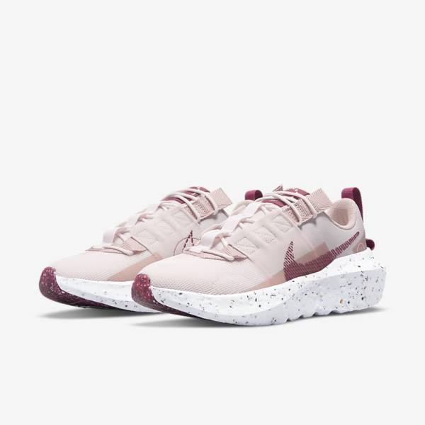 Zapatillas Nike Crater Impact Mujer Rosas Claro Blancas Burdeos | NK806OEQ