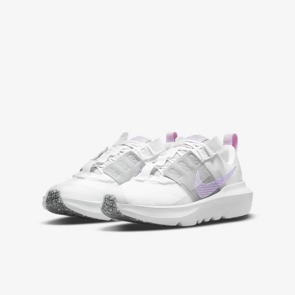 Zapatillas Nike Crater Impact Older Niños Blancas Gris Rosas Moradas | NK934YHN