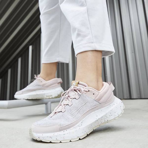 Zapatillas Nike Crater Remixa Mujer Rosas Blancas Creme | NK408VFY