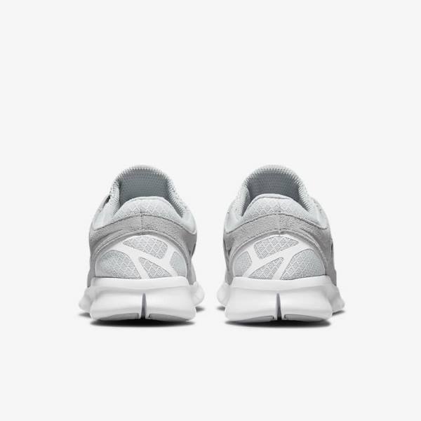 Zapatillas Nike Free Run 2 Hombre Gris Blancas Plateadas | NK317BXM