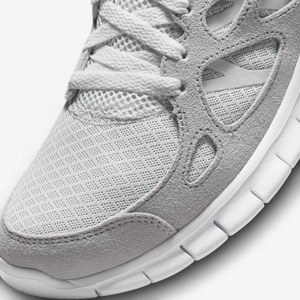 Zapatillas Nike Free Run 2 Hombre Gris Blancas Plateadas | NK317BXM