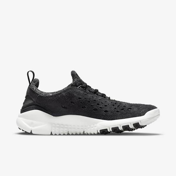 Zapatillas Nike Free Run Trail Hombre Negras Blancas Gris Oscuro | NK268TXE